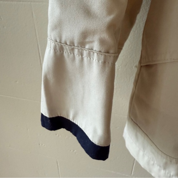 Cream Jacket with Navy Accents - Picture 4 of 11